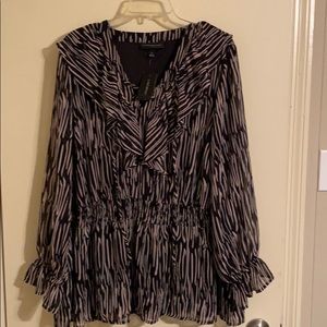 Lane Bryant ruffle top.
